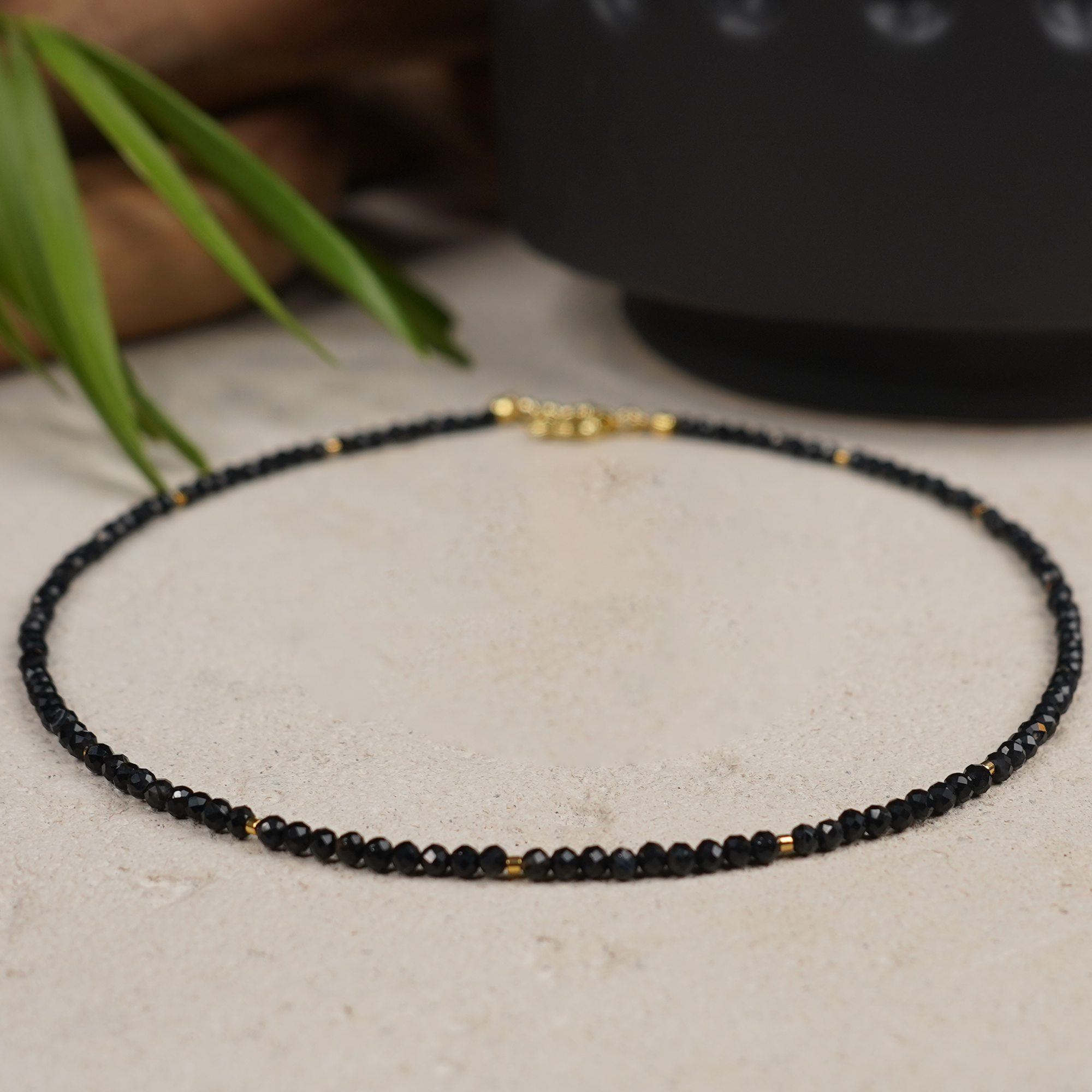Black Shield Necklace